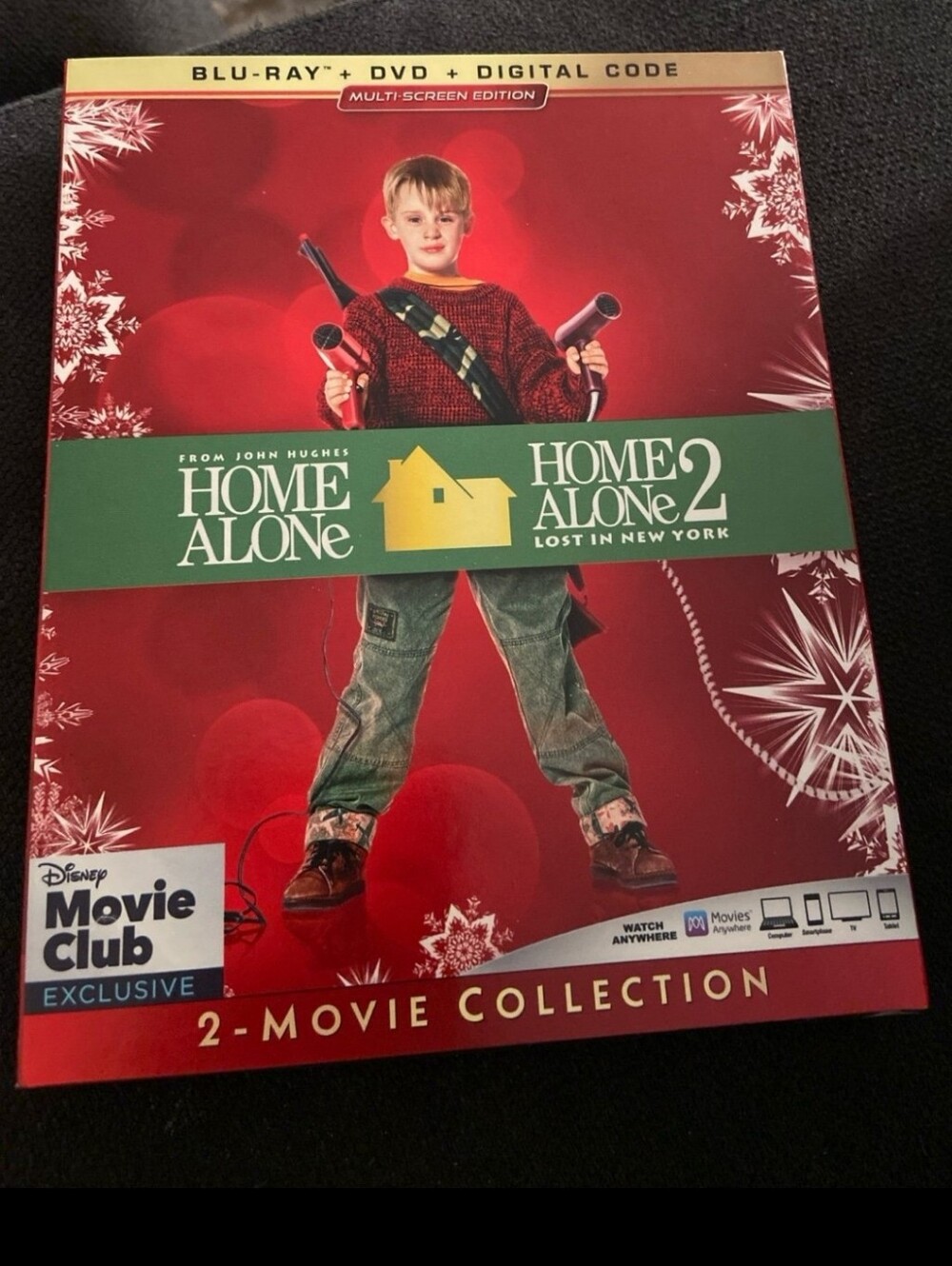Home Alone Movie 1&2 collection blue ray and dvd
